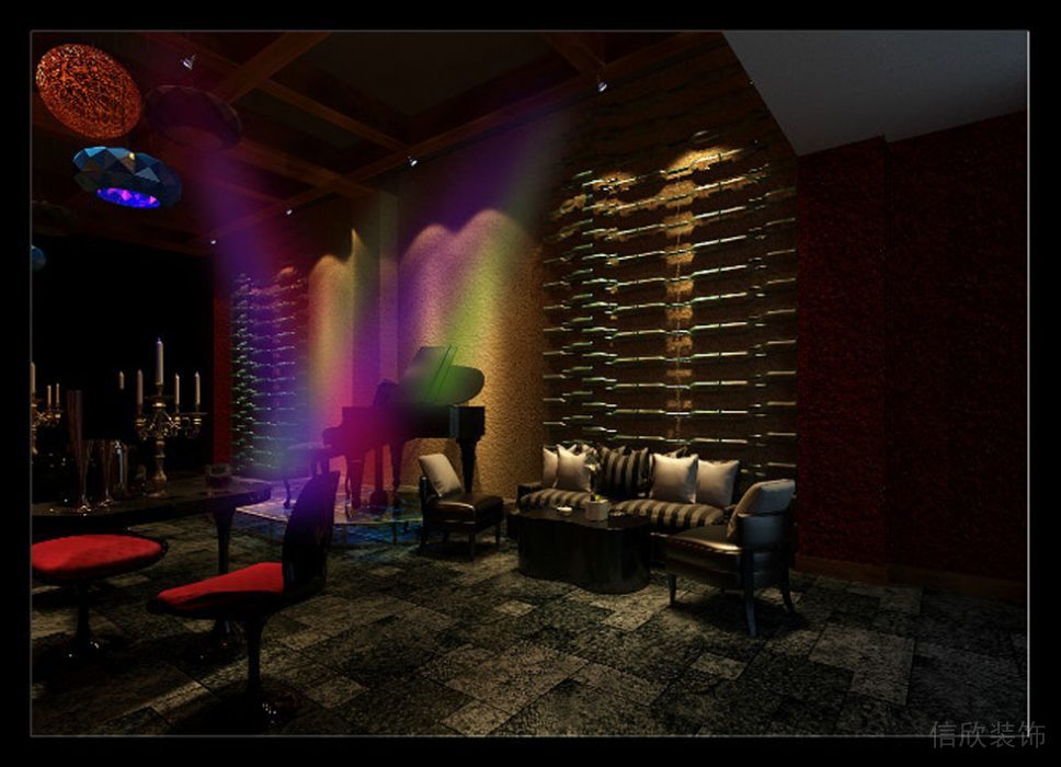 酒吧演奏表演區(qū)裝修效果圖