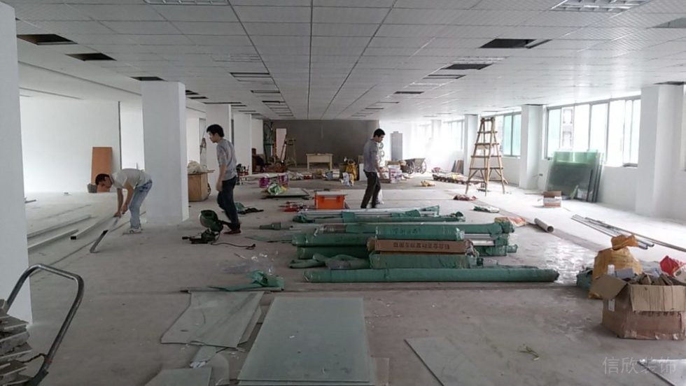 羅湖辦公室裝修 方塊石膏板天花