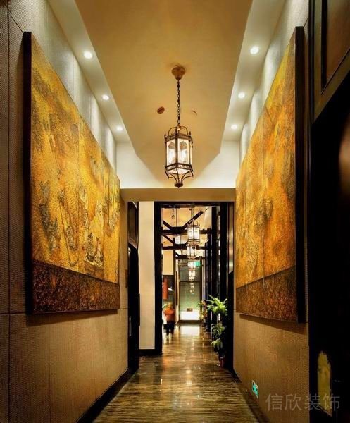 深圳羅湖福滿樓餐廳裝修過(guò)道1