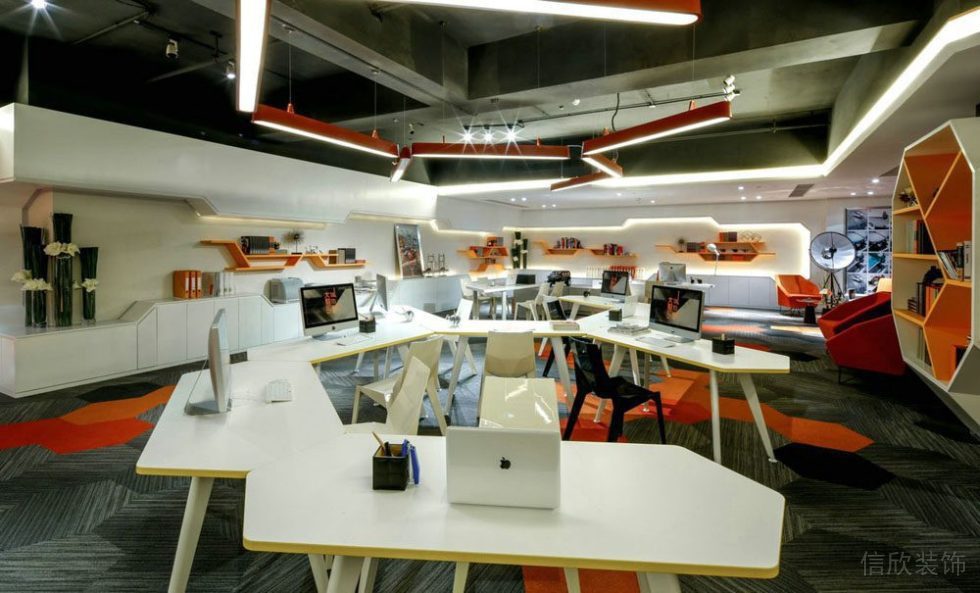 深圳南山辦公室裝修實(shí)景圖