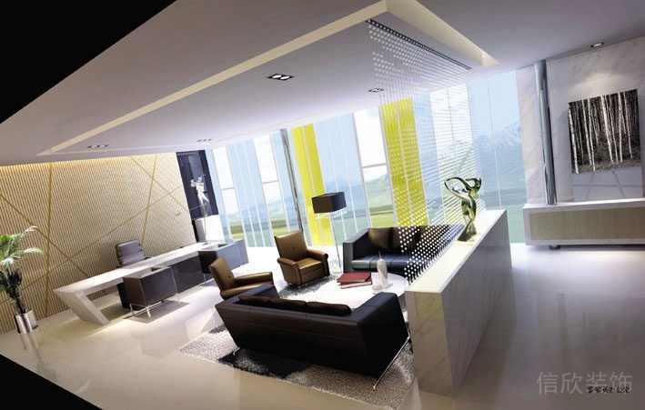 龍崗現(xiàn)代風(fēng)格辦公室裝修