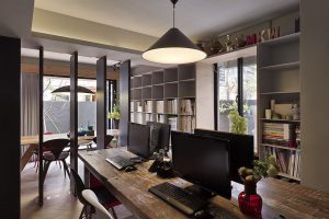 深圳福田車(chē)公廟辦公室裝修_辦公區(qū)