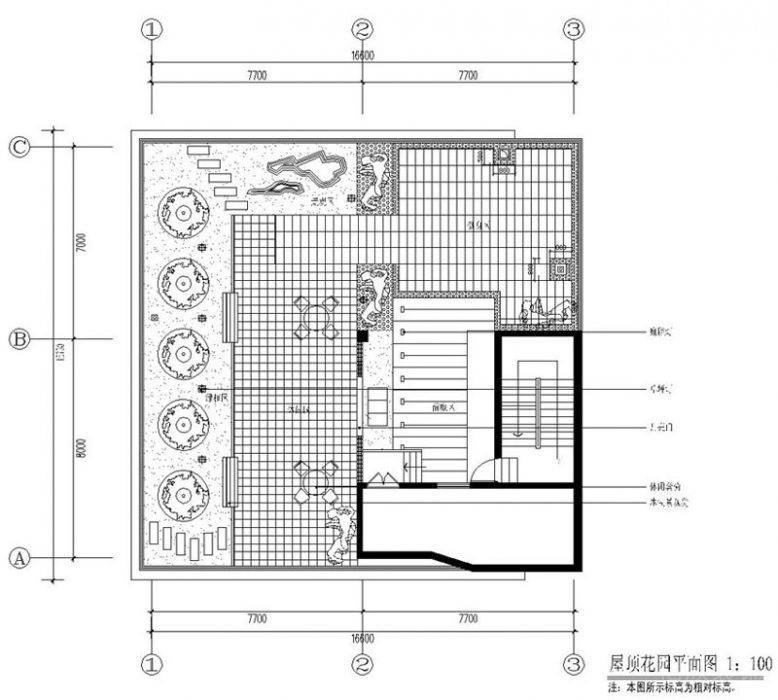 羅湖區(qū)暖色調辦公室裝修_屋頂花園