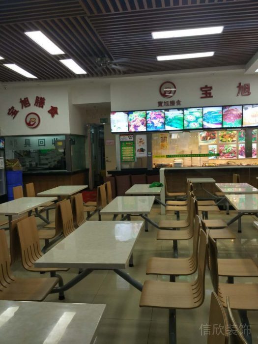 深圳南山寶旭快餐廳裝修_點(diǎn)餐區(qū)