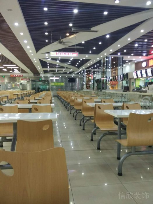 深圳南山寶旭快餐廳裝修_右面就餐區(qū)