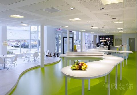 弧形簡約塔高地臺(tái)裝修設(shè)計(jì)辦公室