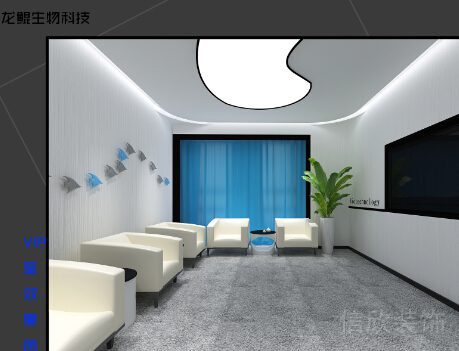 辦公室設計客戶等待區(qū)域內嵌式顯示屏