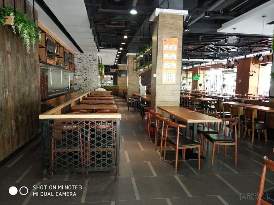 南山快餐店裝修-餐區(qū)2