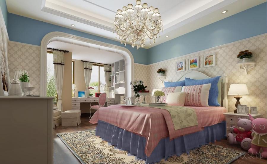 福田沙尾歐式家居裝修設(shè)計客房