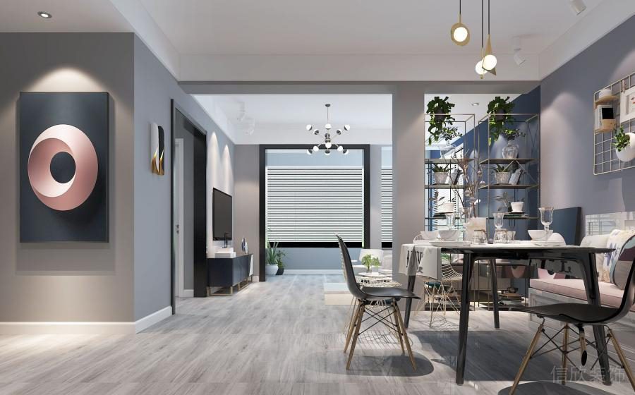 福田中心區(qū)現(xiàn)代簡(jiǎn)約家居裝修