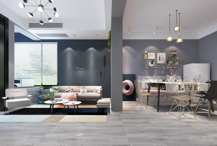 福田中心區(qū)現(xiàn)代簡(jiǎn)約家居裝修