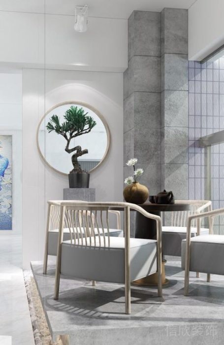 家居裝修設(shè)計日式風(fēng)格桂芳園休息區(qū)1