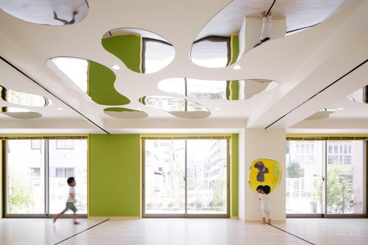 鏡面弧形天花創(chuàng)意設(shè)計簡約風(fēng)過道