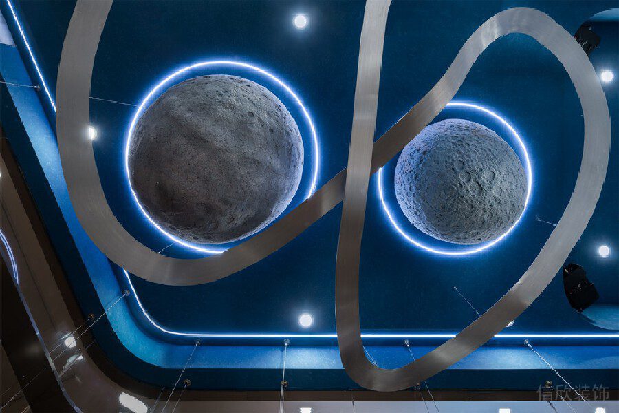 創(chuàng)意天花吊頂星球培訓(xùn)機構(gòu)裝修