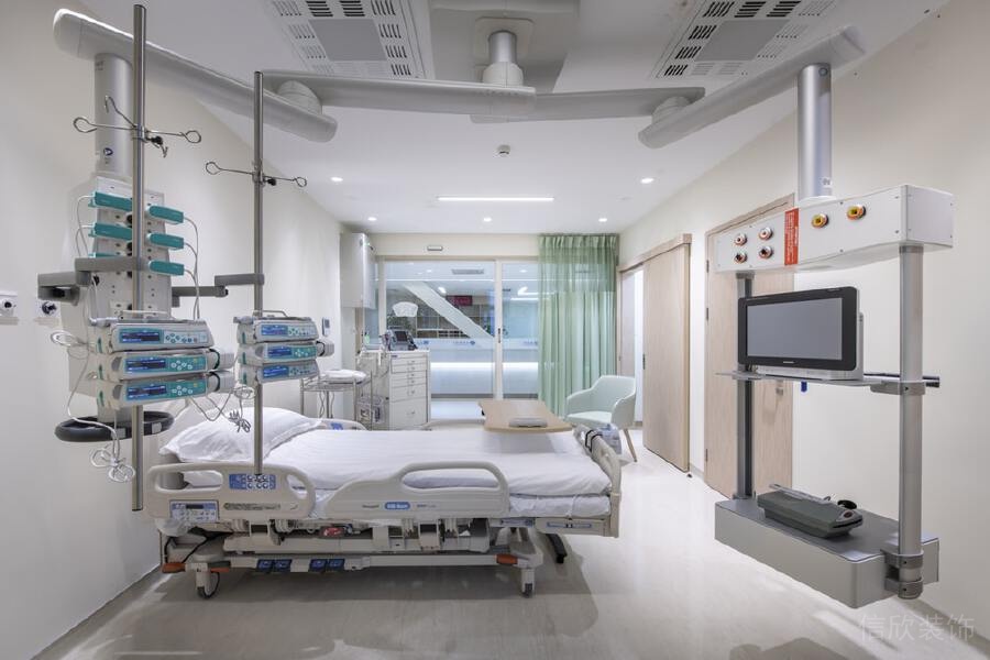 重癥病房醫(yī)院裝修設計現(xiàn)代創(chuàng)意天花裝修