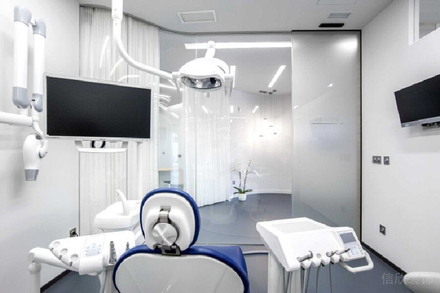 簡約白色牙科治療手術(shù)室裝修設(shè)計墻體設(shè)計