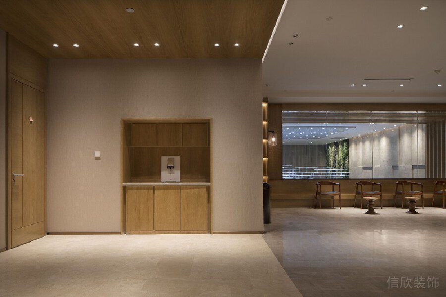 木制茶水間日式內(nèi)嵌墻體設(shè)計