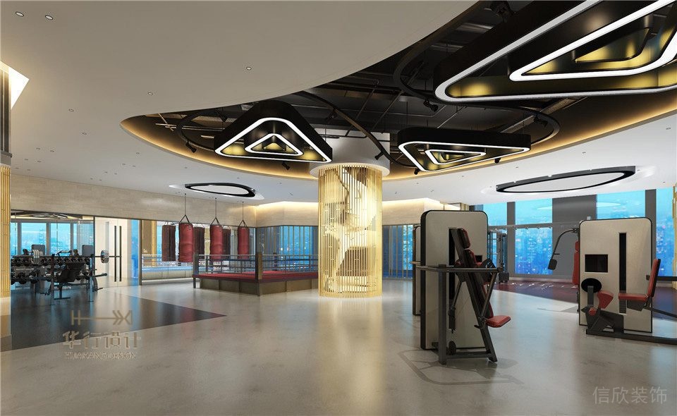 寶力豪健身房裝修設(shè)計_重量區(qū) 寶力豪健身房裝修設(shè)計_重量區(qū)