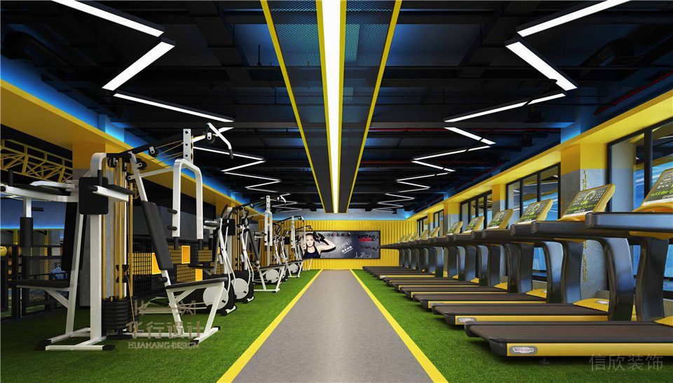 安徽環(huán)球健身會(huì)所設(shè)計(jì)_跑步區(qū)