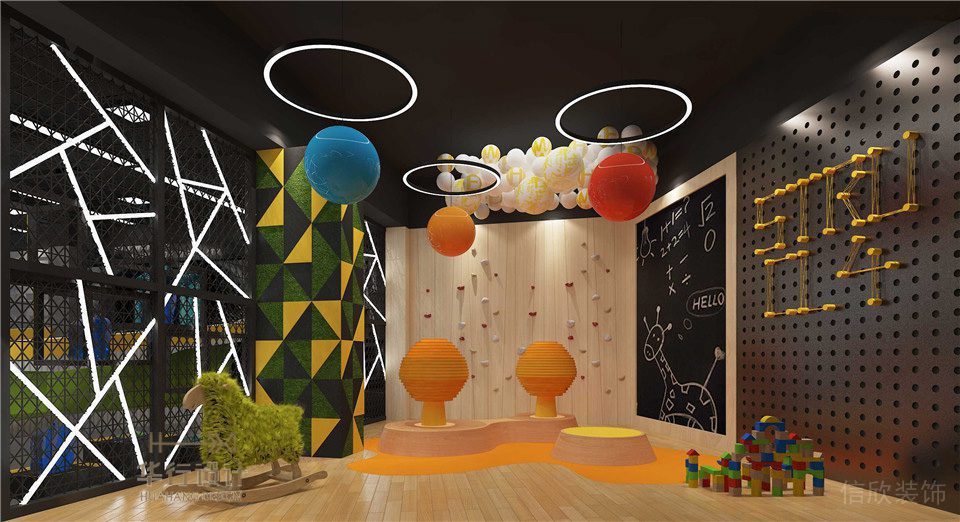 華武決寶龍店健身房設(shè)計_兒童區(qū)