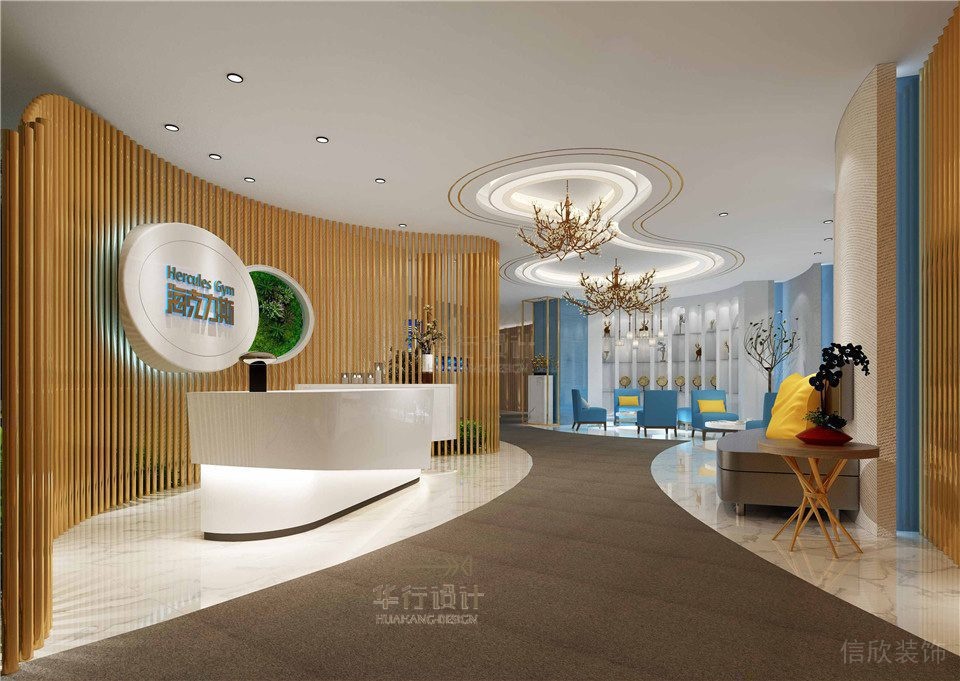 海克力斯健身房設(shè)計(jì)_服務(wù)臺