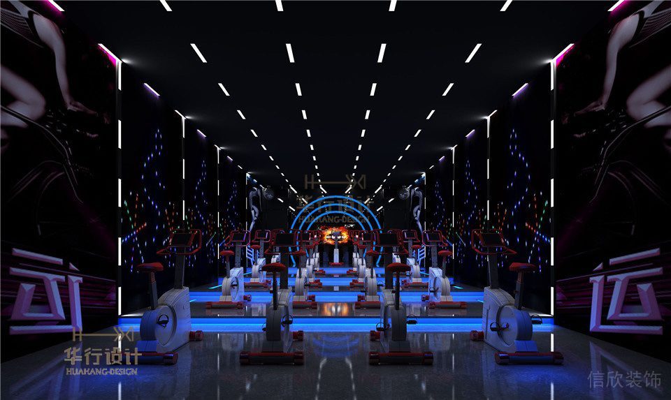 海力克斯健身會所2裝修設計-單車區(qū)