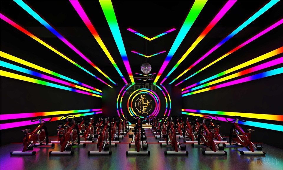 華武決朝陽二店健身房設(shè)計(jì)-動(dòng)感單車 華武決朝陽二店健身房設(shè)計(jì)-動(dòng)感單車