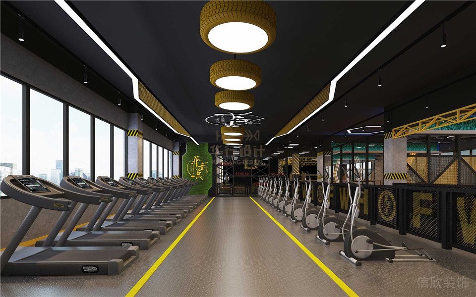 華武決鄭州健身房設(shè)計(jì)-跑步區(qū) 華武決鄭州健身房設(shè)計(jì)-跑步區(qū)
