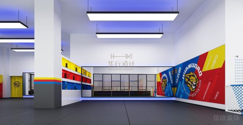 健身房裝修設(shè)計惠州華武道三店_多功能區(qū) 健身房裝修設(shè)計惠州華武道三店_多功能區(qū)