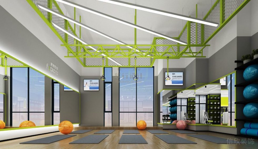 健身會(huì)所裝修設(shè)計(jì)健康傳奇俱樂(lè)部_華行健身房裝修設(shè)計(jì)