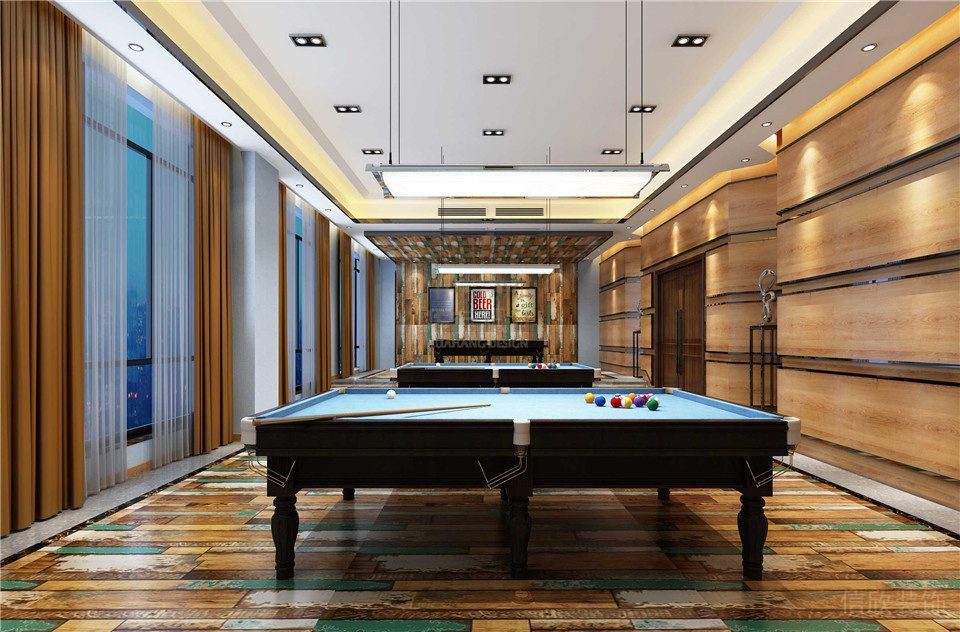 凌渡健身會所裝修設(shè)計(jì)-臺球室 凌渡健身會所裝修設(shè)計(jì)-臺球室