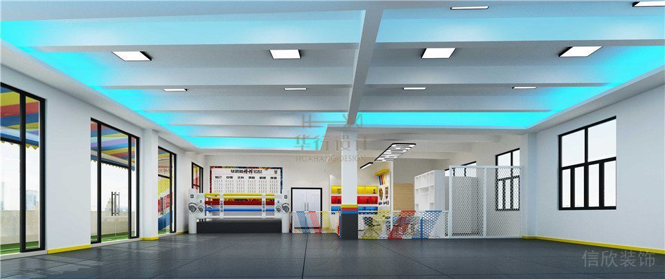 健身房設(shè)計清遠(yuǎn)華武道_多功能區(qū)
