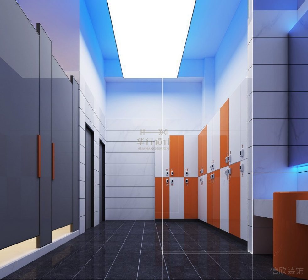 搏擊館裝修設(shè)計鎮(zhèn)雄袁亞搏擊俱樂部_衛(wèi)生間