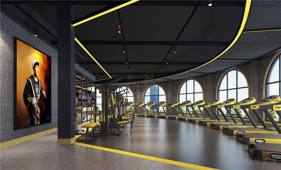 華武決鄭州健身房設(shè)計(jì)-跑步區(qū) 華武決鄭州健身房設(shè)計(jì)-跑步區(qū)