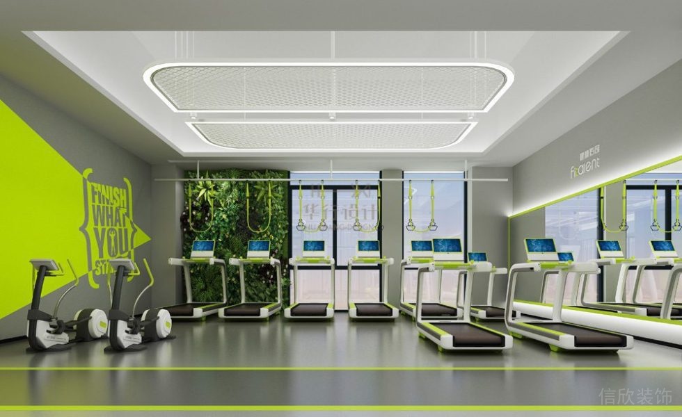 健身會(huì)所裝修設(shè)計(jì)健康傳奇俱樂(lè)部_華行健身房裝修設(shè)計(jì)