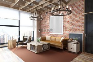 廠房裝修沙發(fā)區(qū)-金盛公司