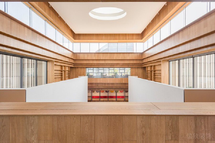 木質天花鏤空設計環(huán)形效果圖