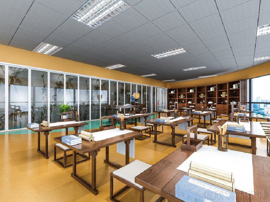 廣州輔導班裝修設(shè)計_信欣幼兒園學校裝修設(shè)計