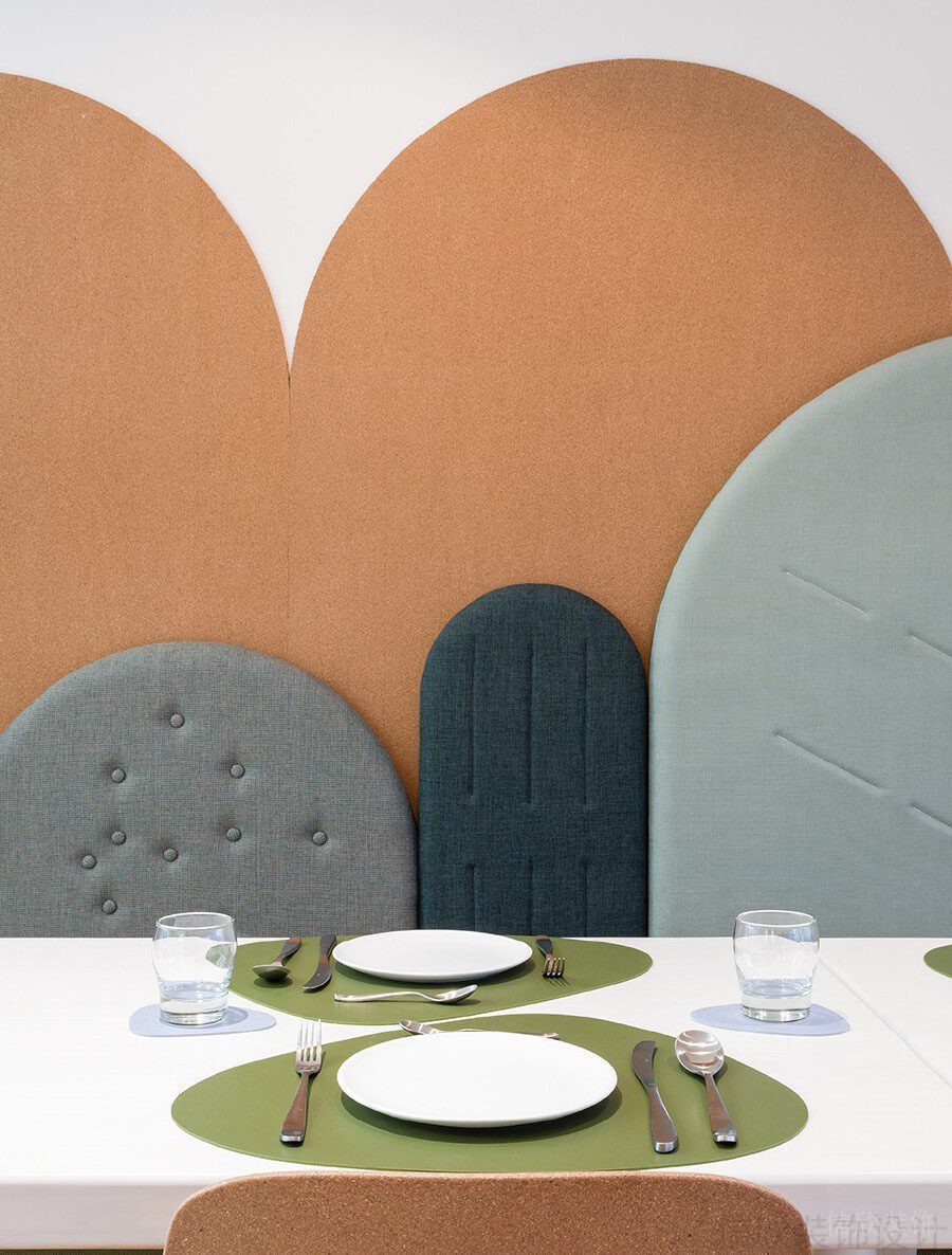 軟包墻體設(shè)計(jì)就餐區(qū)對(duì)稱(chēng)是童趣設(shè)計(jì)拱形墻體裝修效果