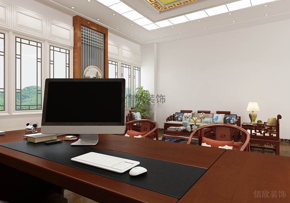 辦公室裝修經(jīng)理室-同富公司