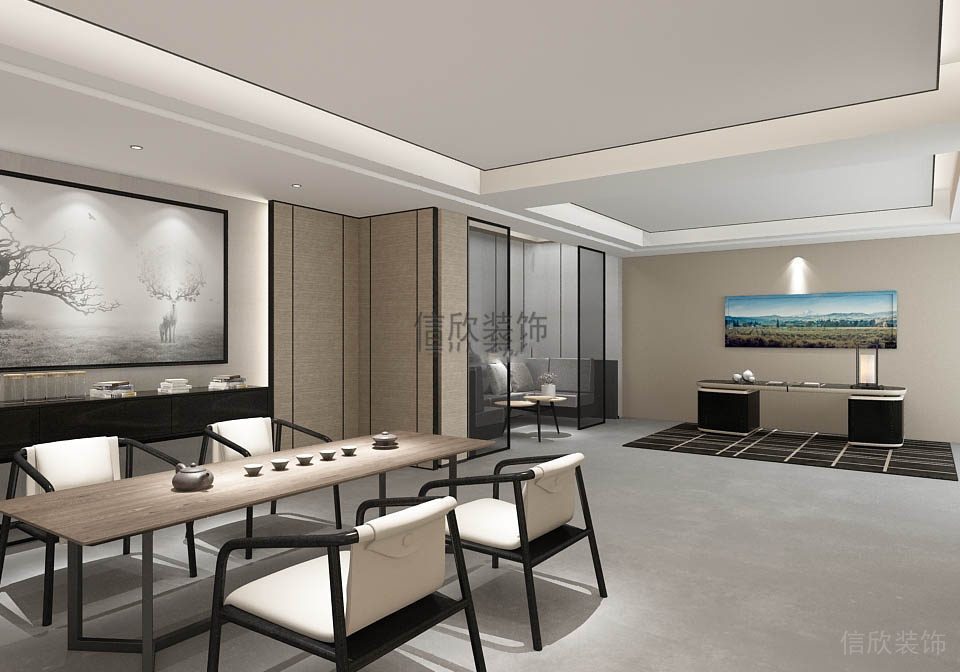 廠房裝修茶室-歲盈文化