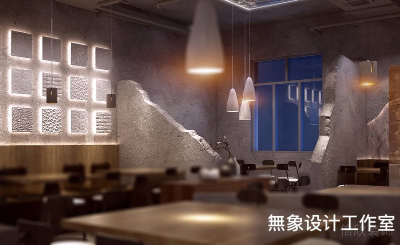 福田餐廳裝修燒烤店設(shè)計效果圖