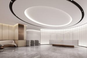 福田輕奢風(fēng)辦公室裝修效果圖