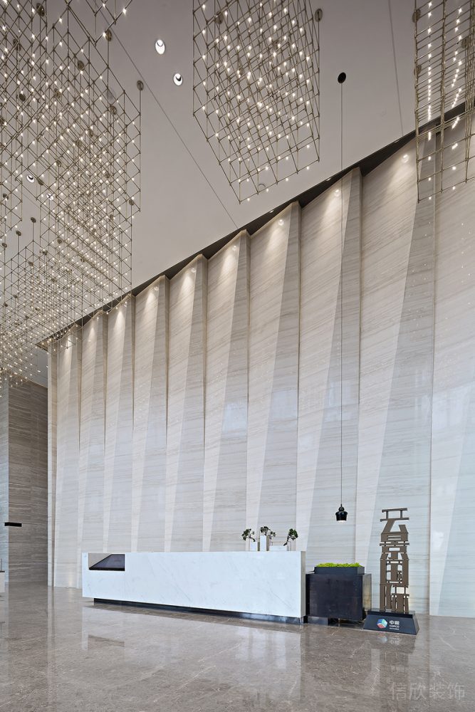 深圳福田寫字樓大堂裝修設(shè)計(jì)