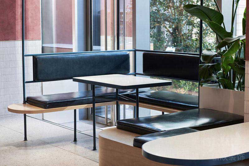 辦公室現(xiàn)代風(fēng)卡座效果圖