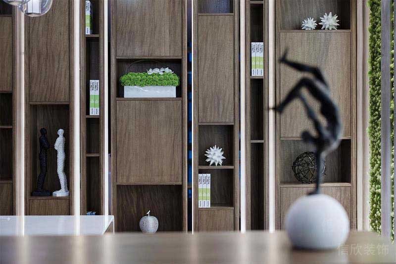 辦公室現(xiàn)代風(fēng)書(shū)柜效果圖