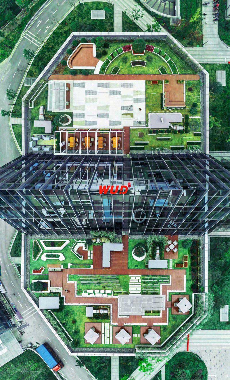 辦公室現(xiàn)代風(fēng)外立面效果圖