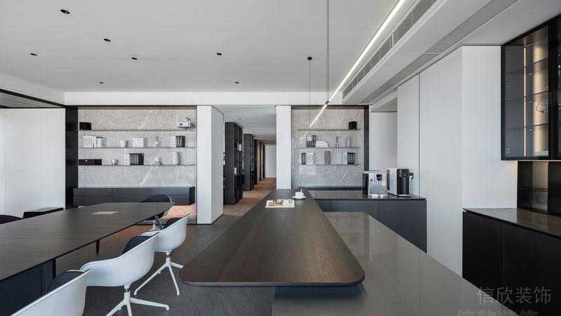 辦公室現(xiàn)代簡約風(fēng)辦公區(qū)效果圖(4)