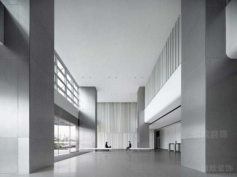 辦公室現(xiàn)代簡(jiǎn)約風(fēng)大廳效果圖(7)