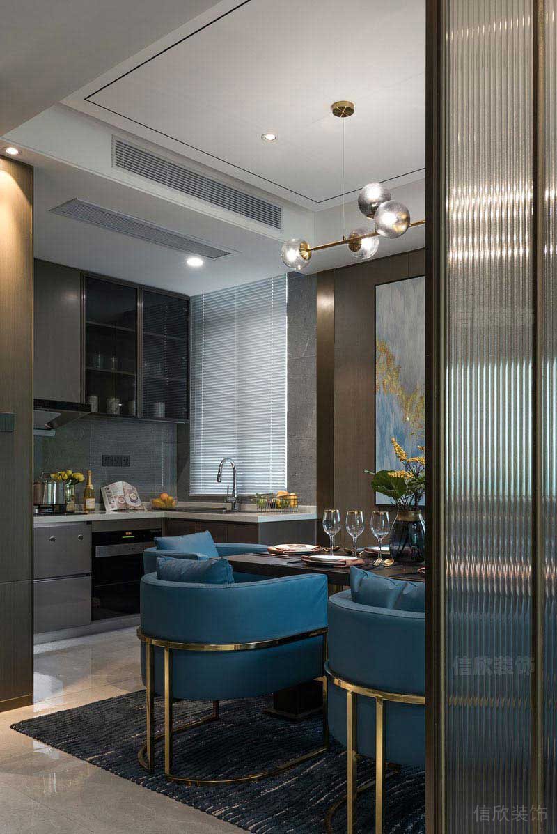 辦公室現(xiàn)代簡約風(fēng)前臺效果圖3)